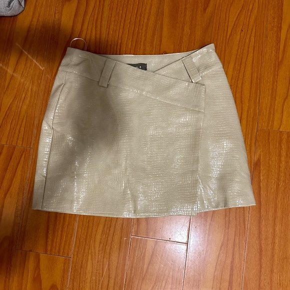 Free People Leather Mini Skirt - Picture 2 of 3